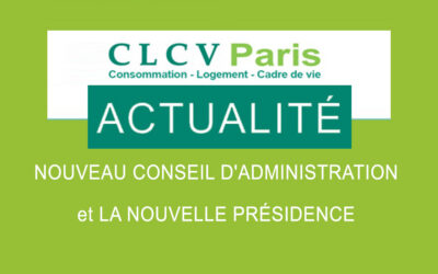 Nouveau conseil d&rsquo;administration à la CLCV Paris