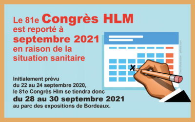 Annulation du congrès HLM: report pour septembre 2021