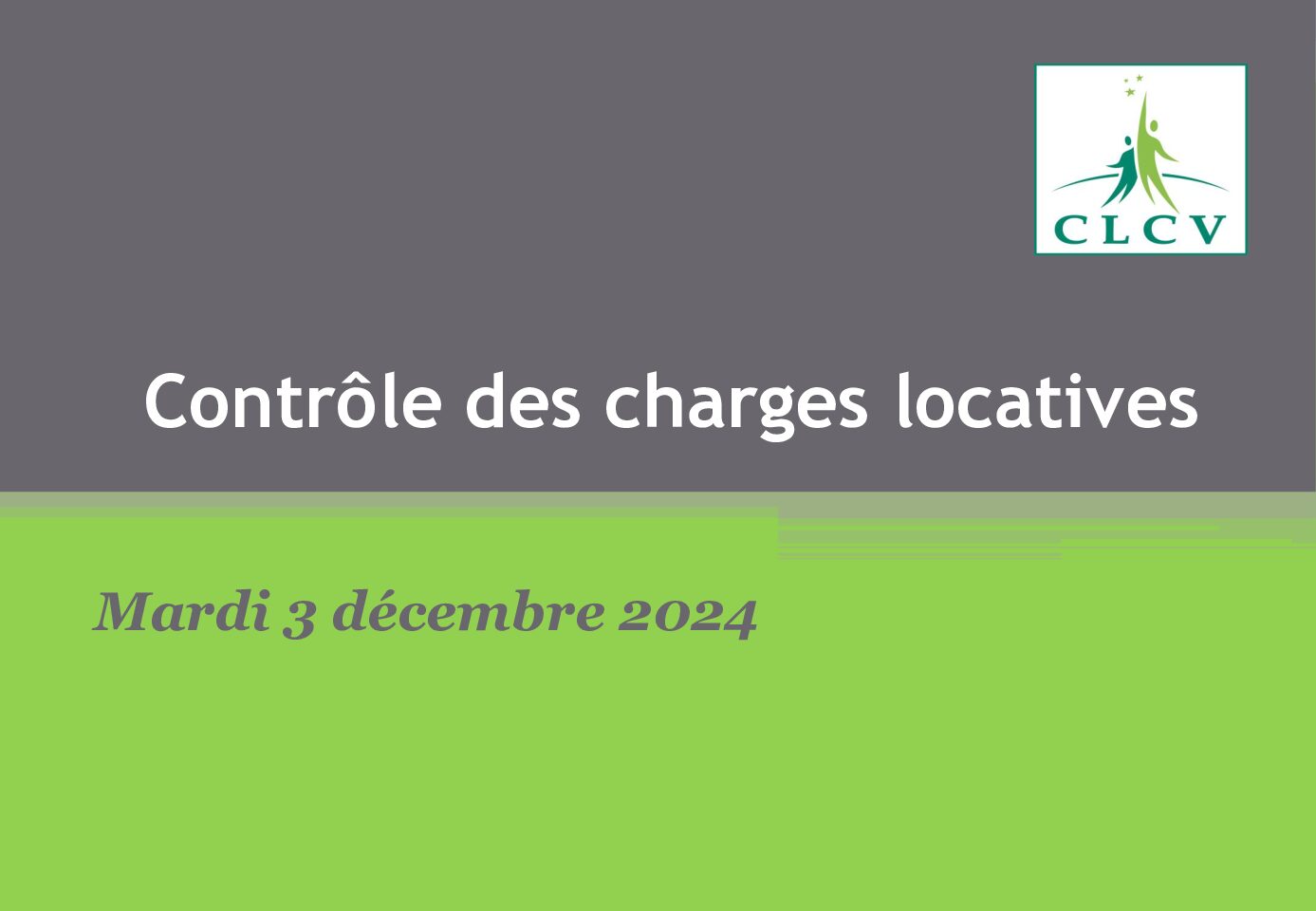 Formation CLCV  – Contrôle des charges locatives