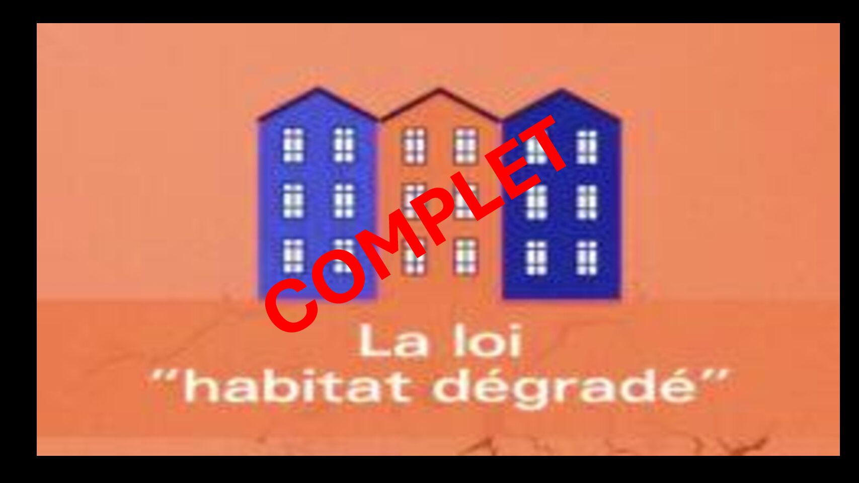 FORMATION CLCV COPROPRIÉTÉ – Les apports de la loi « Habitat dégradé »